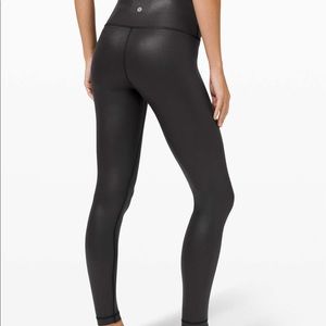 Wunder Under HR Tight 28" Shine - Black